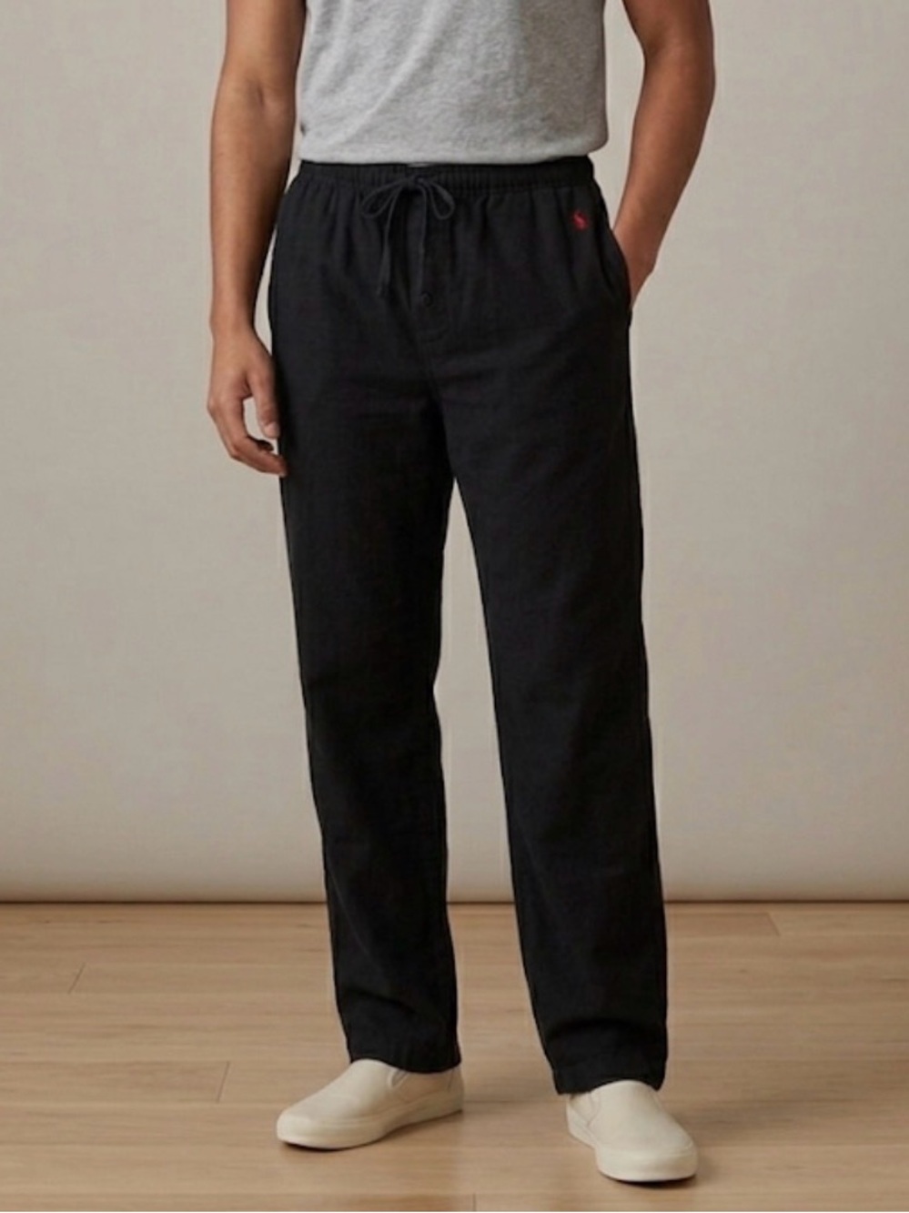 Polo Ralph Lauren Men’s Medium Black Cotton Lounge Pajama Pants